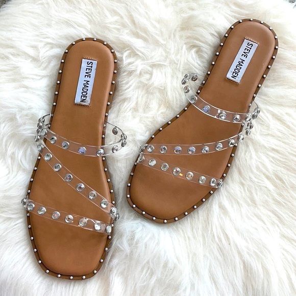 spiked steve madden sandals